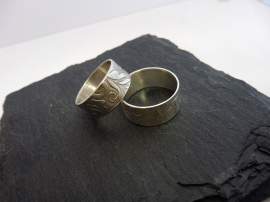 Flora - rusztikus ezüst gyűrű- Mithrillion Hagyomány