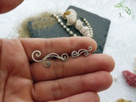 „Tajték” - 5 tenger ihlette ezüst fülbevaló-variáció – Mithrillion Elegancia