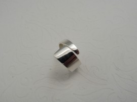 ”Glossy” Ezüst állítható Nyitott Gyűrű - Mithrillion Elegancia